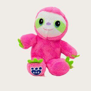 Build A Bear Pink Green Sloth Plush Toy 5" Stuffed Animal BAB Collectible